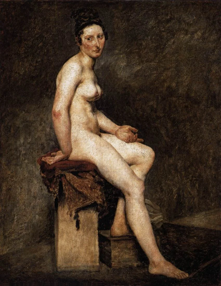Reference: Eugene Delacroix — Seated Nude, Mademoiselle Rose