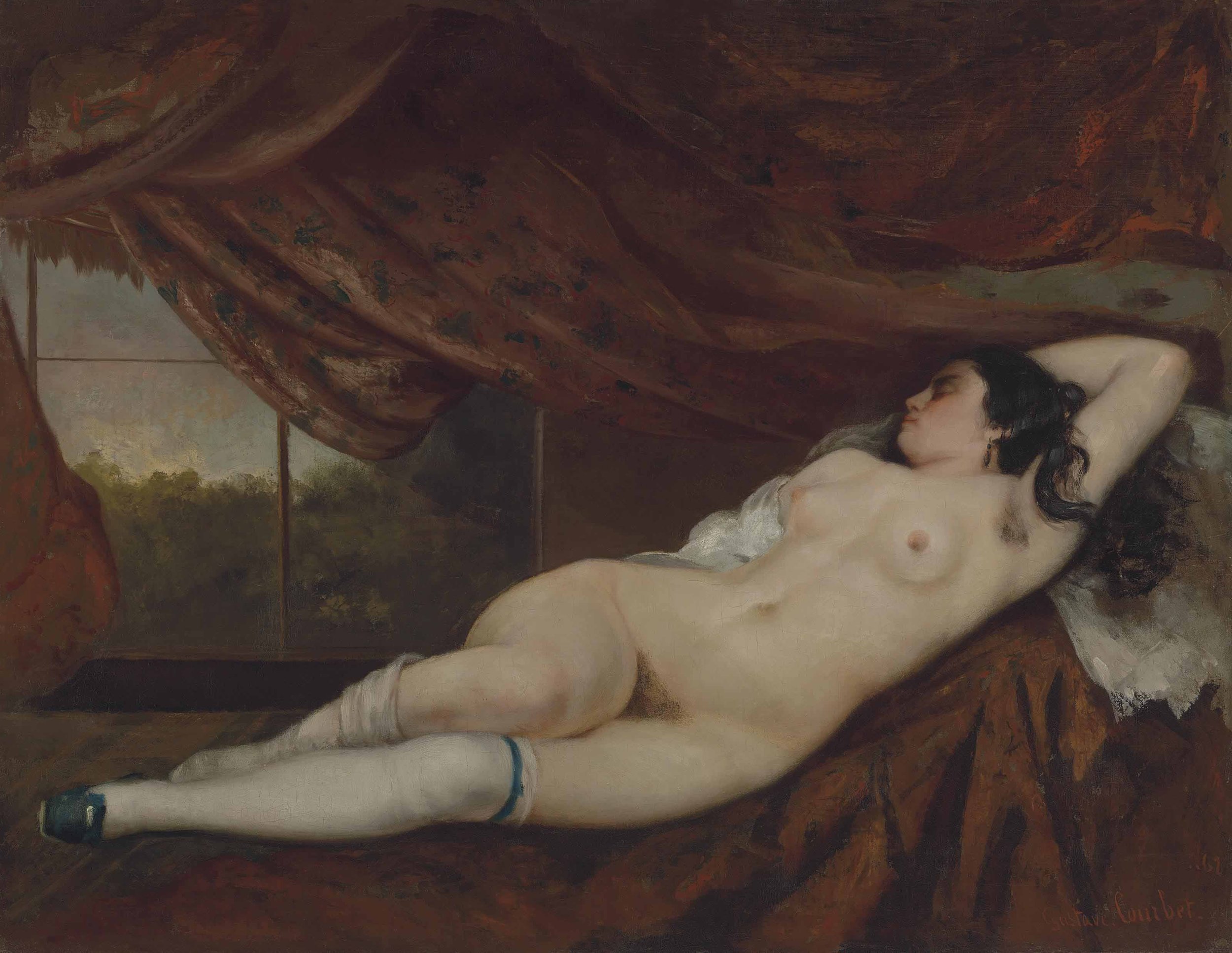 Reference: Gustave Courbet — Sleeping Nude Woman