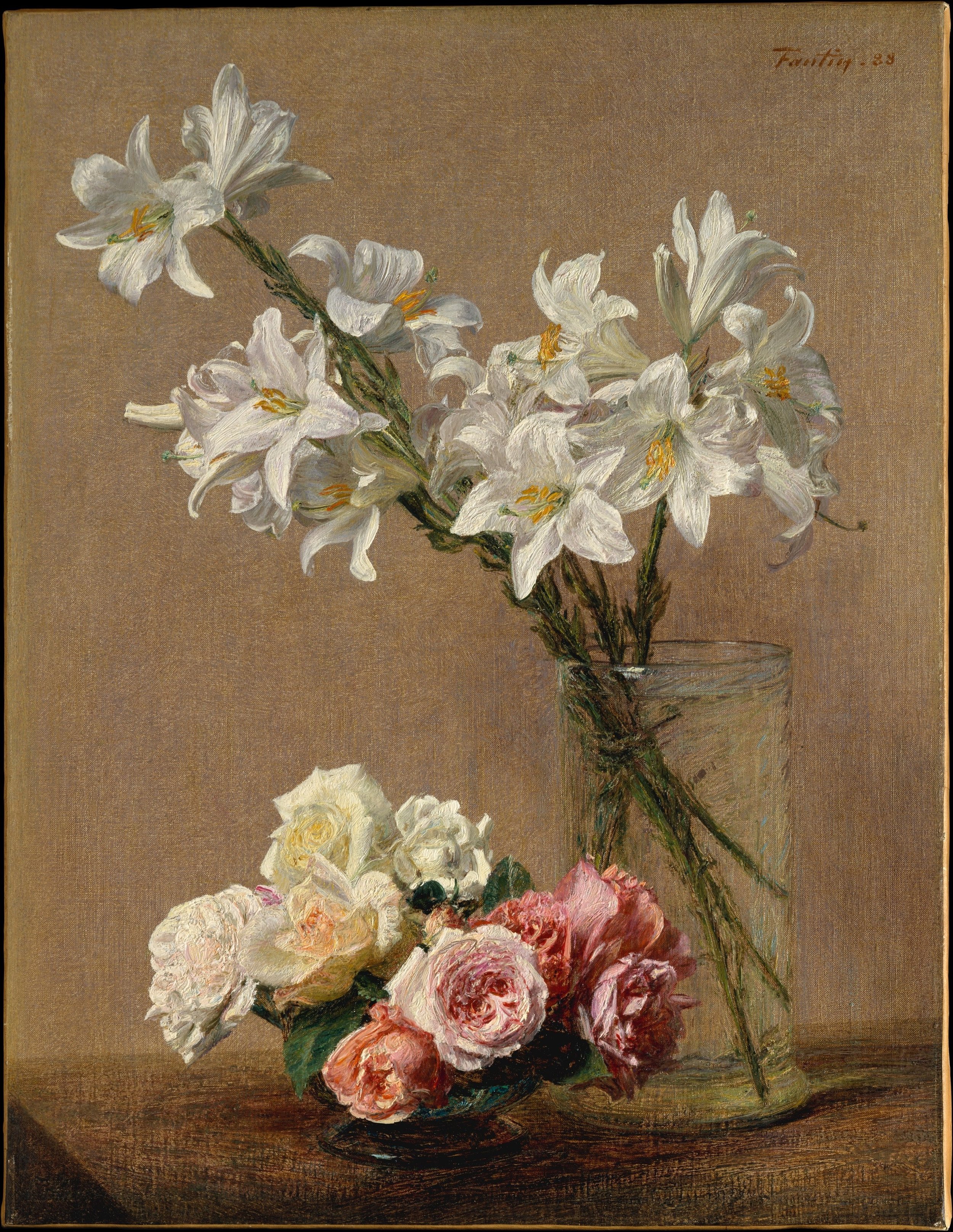Reference: Roses and Lilies - The Metropolitan Museum of Art