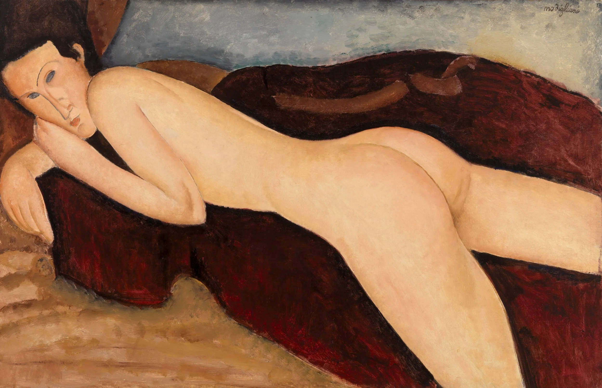 Reference: Amedeo Modigliani — Reclining Nude from the Back