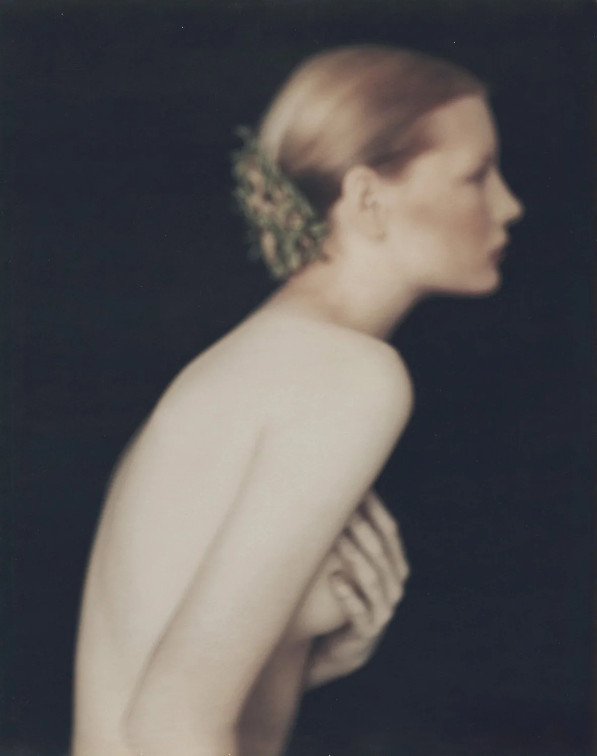 Reference: Paolo Roversi — Kirsten as Juliet nude, London, Studio 17, Brook Street, 1988, Polaroid Print