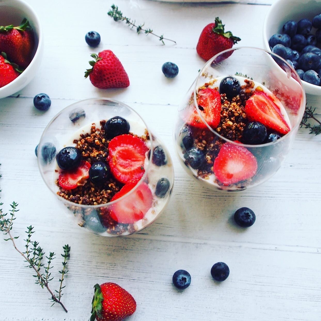 Blueberries and Vanilla