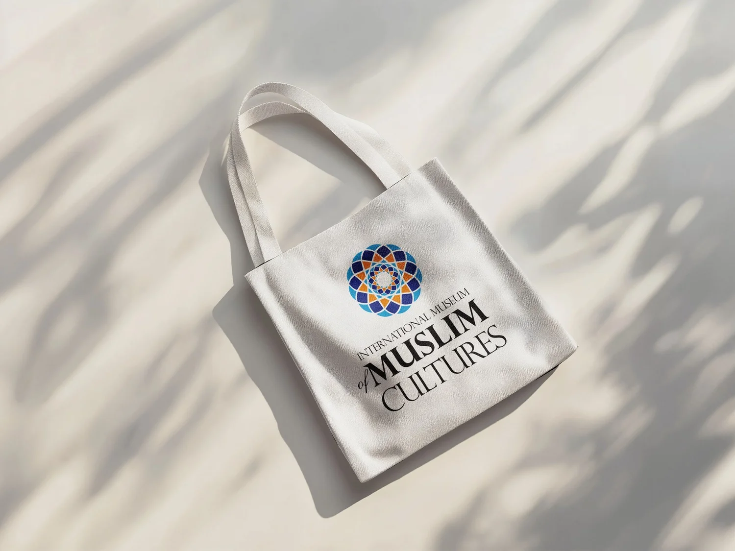 International Museum of Muslim Cultures brand identity artwork.
