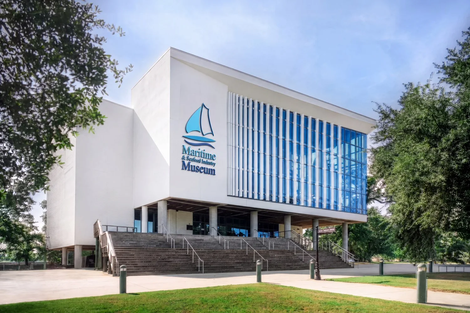 Proposed Maritime & Seafood Industry Museum signage concept.