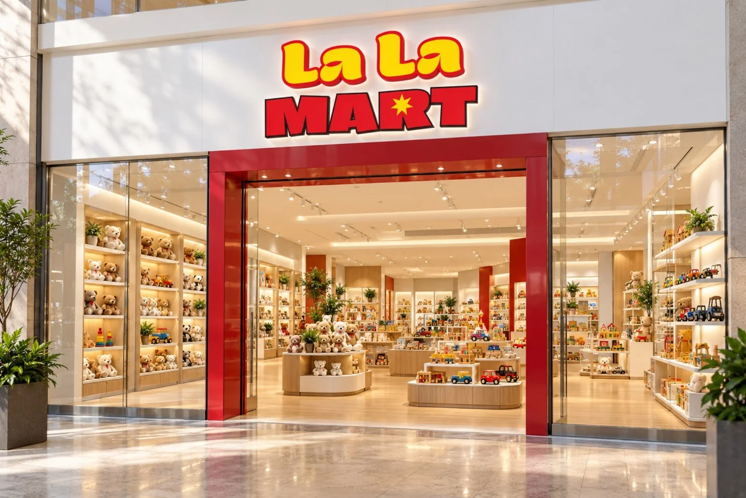 La La Mart retail concept.