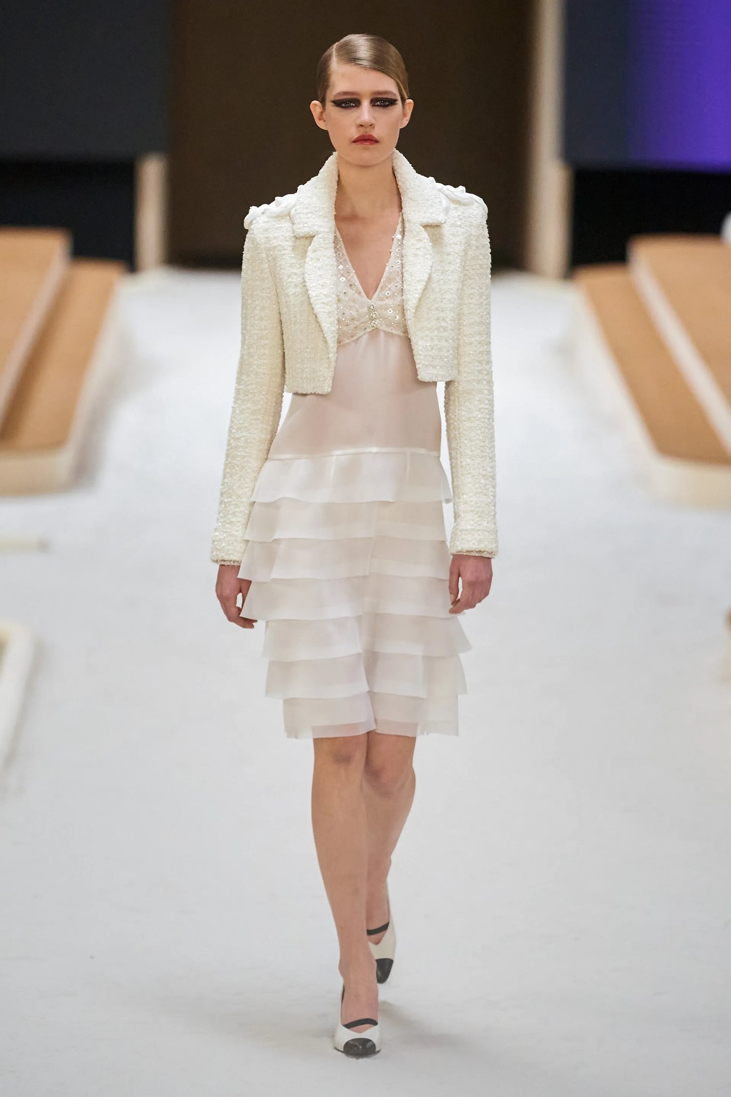 Chanel HC Embellished Organza Cape with Neck-Tie — UFO No More