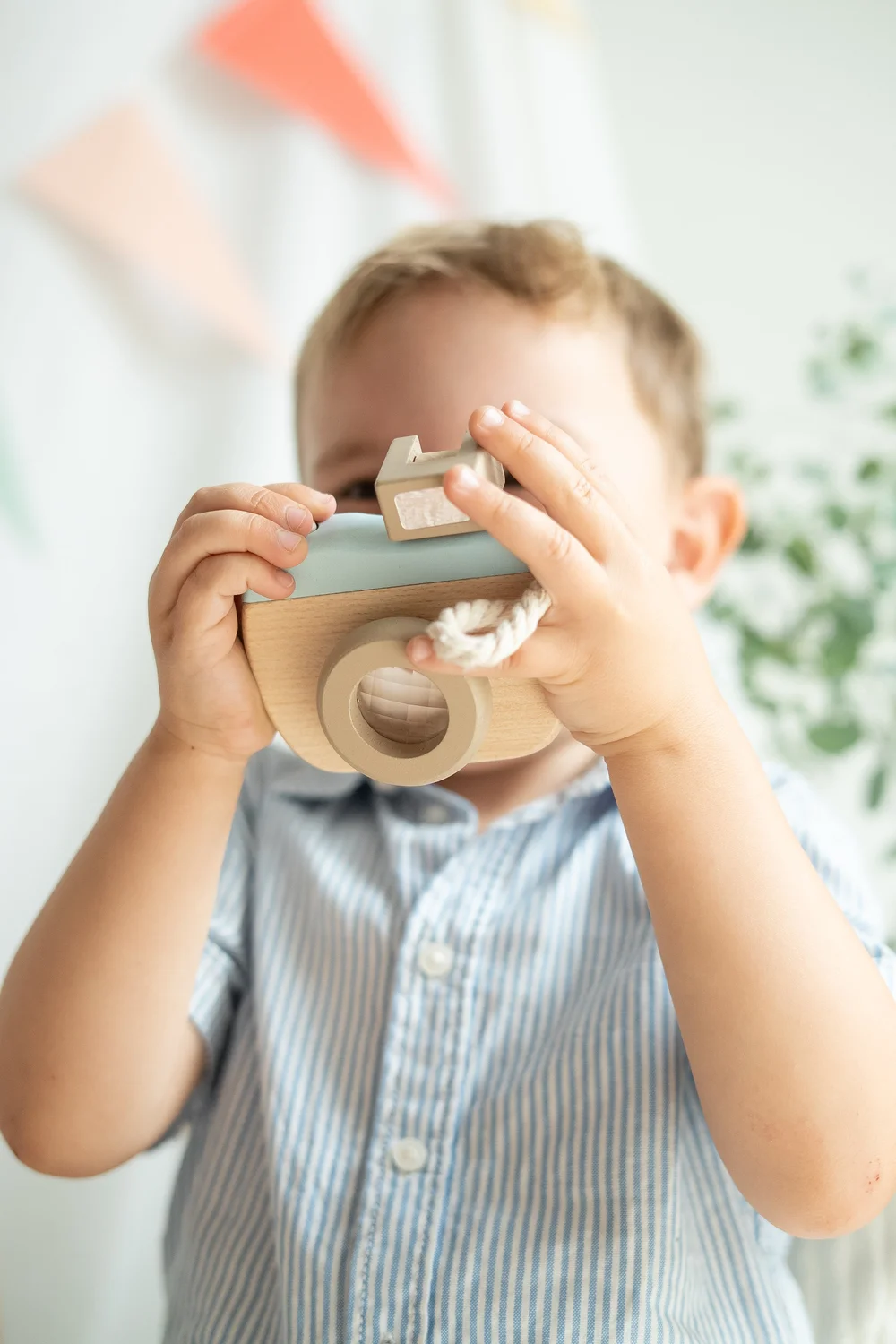 Authentischer Moment während eines Kita-Fototags
