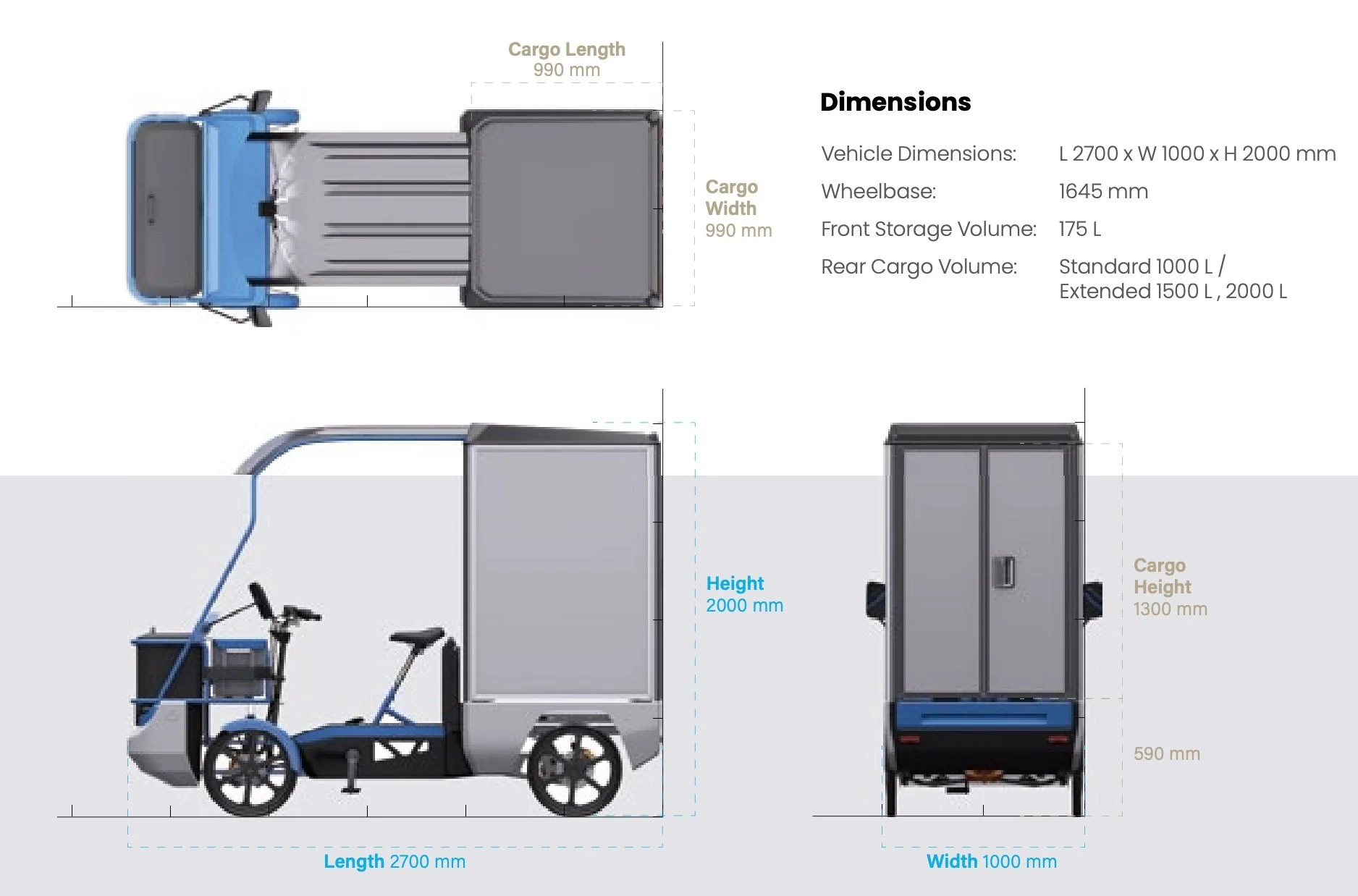 Air Caddy Dimensions Diagram