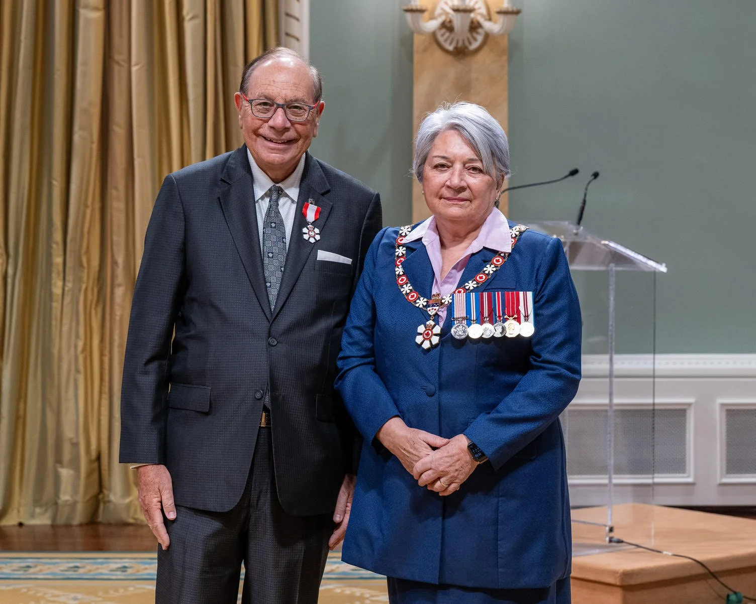 Anthony Ariganello receiving the Order of Canada
