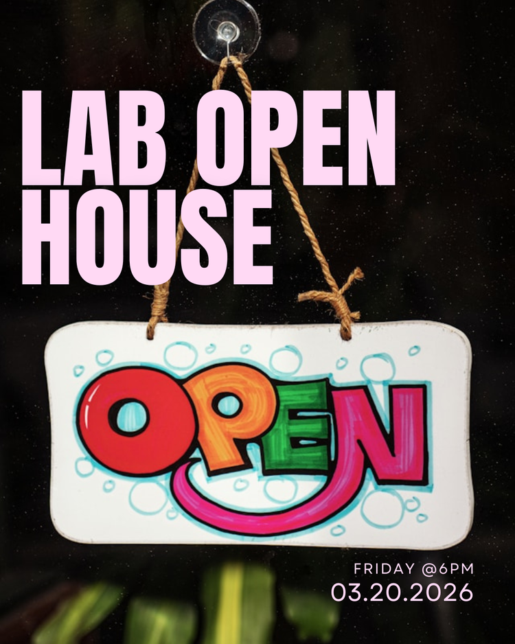 SoundBio Lab Open House. Friday March 20, 6-7:30 pm.