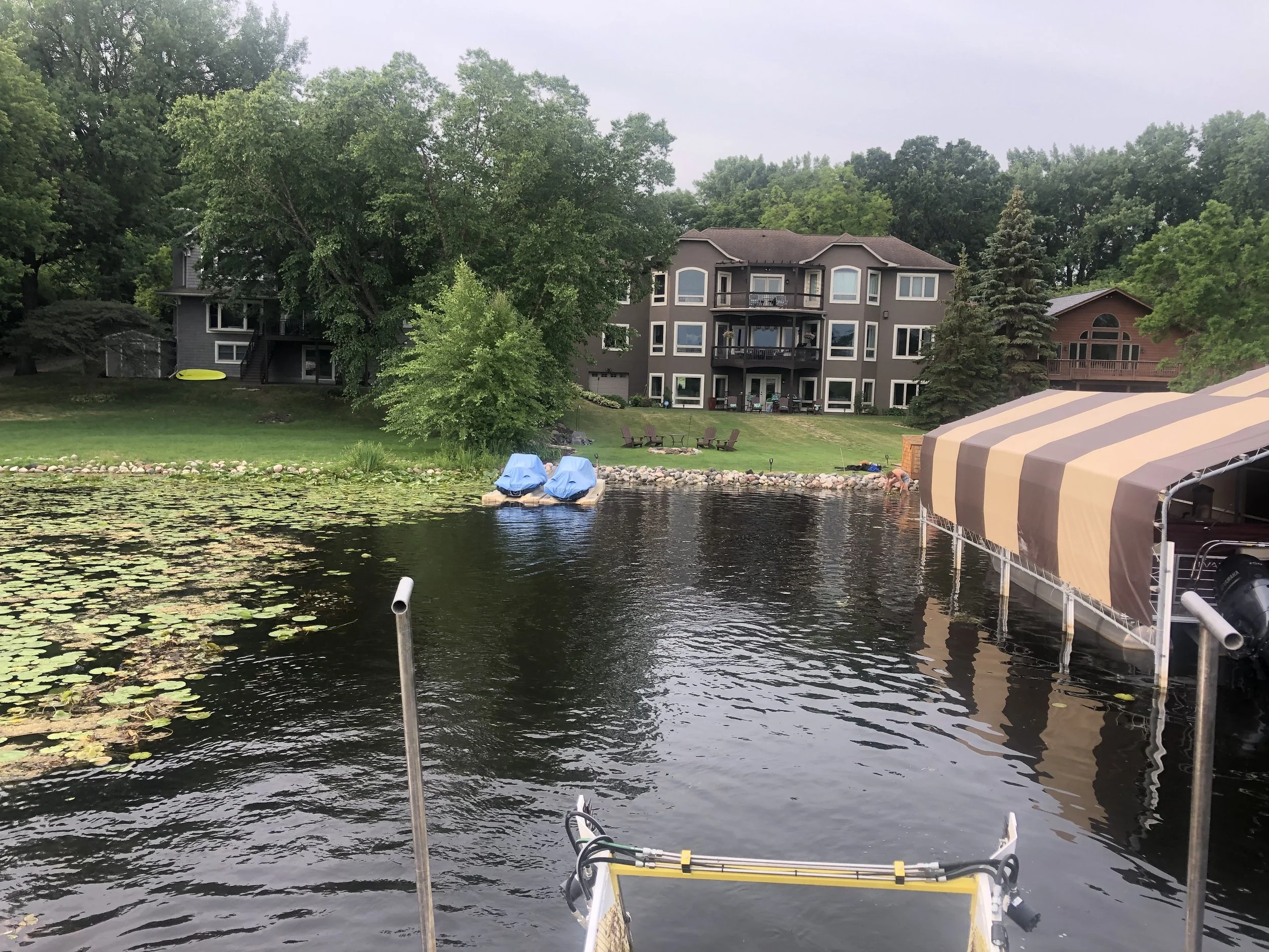 Lake property after treatment