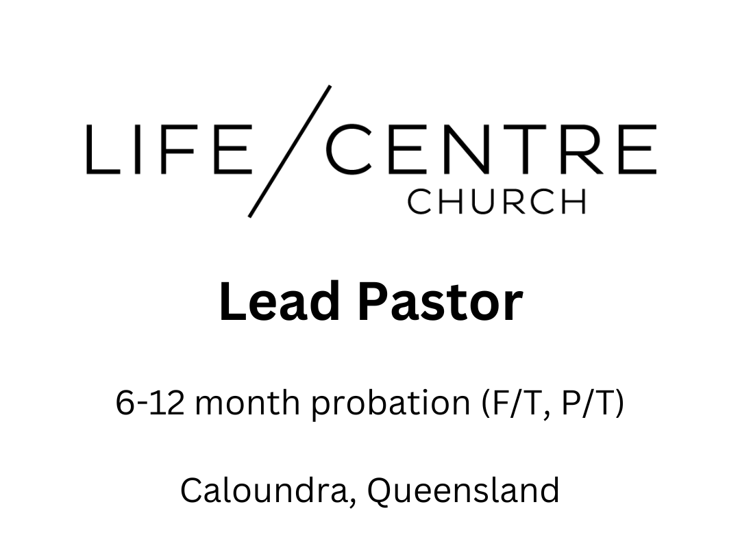 Lead Pastor Caloundra Job Description