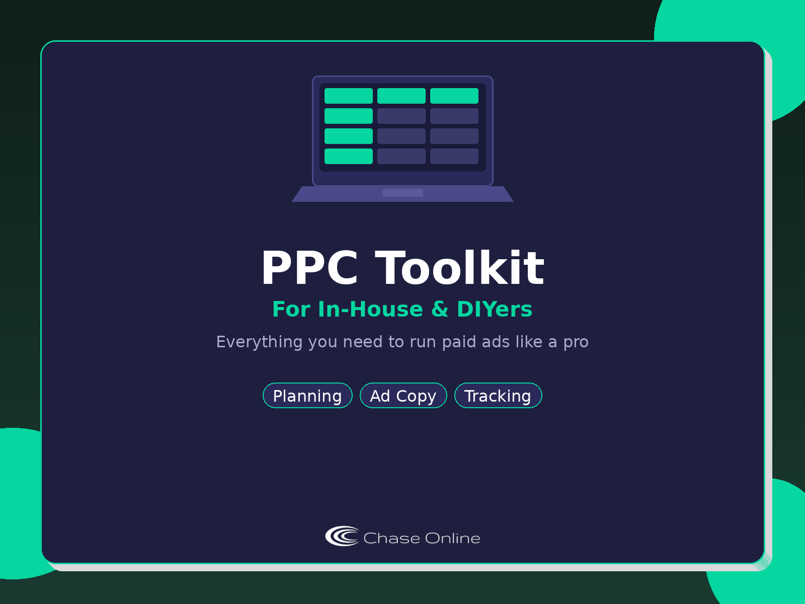 PPC Toolkit for In-House Teams - Google Ads templates, negative keyword lists, tracking setup