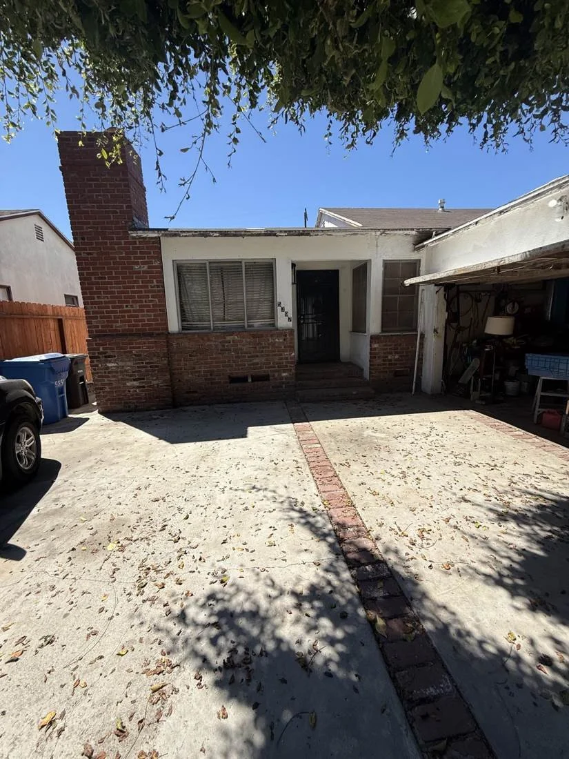 Rear yard.