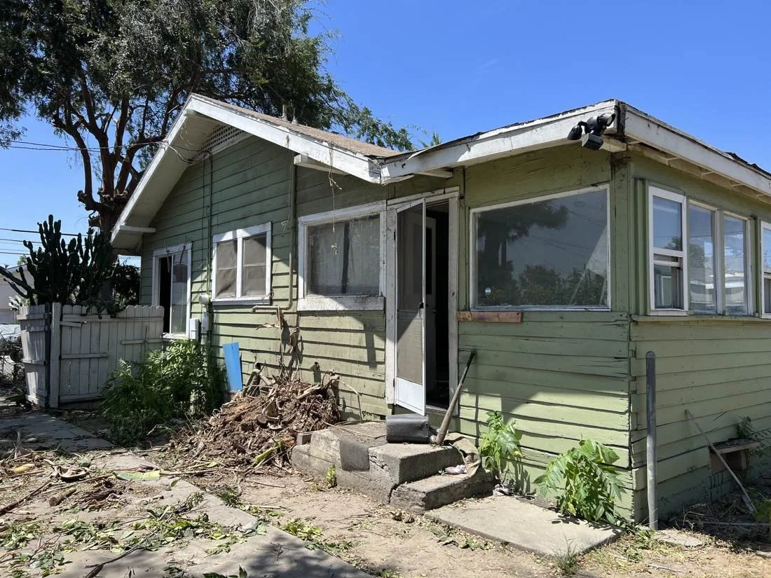 Front of the house.