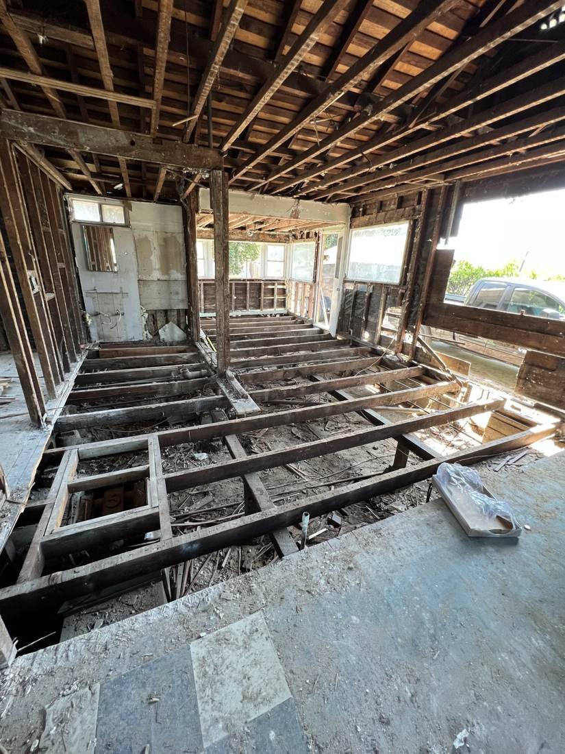 Looking through the main floor.