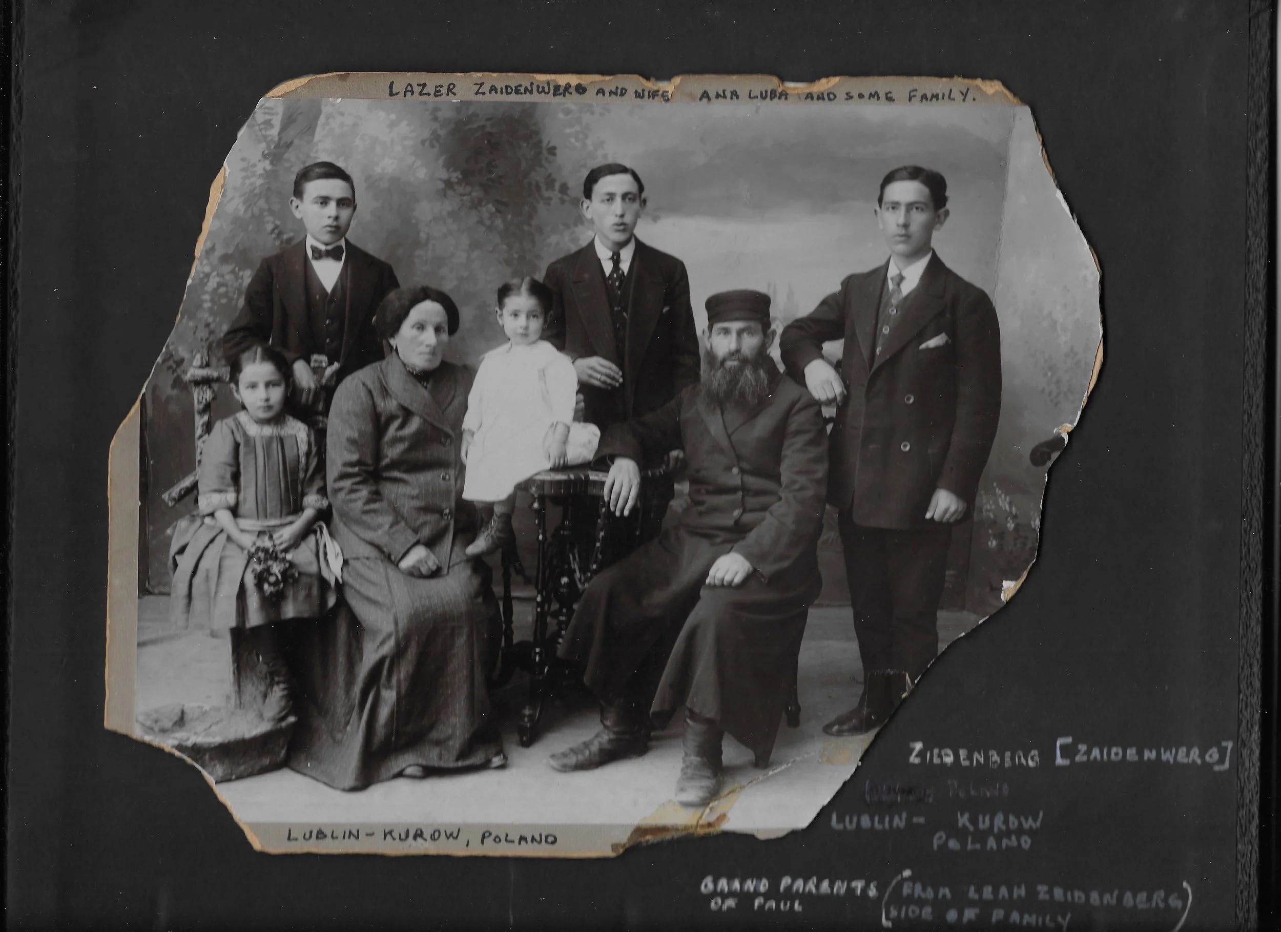 The Zajdenwerg Family Historical Portrait