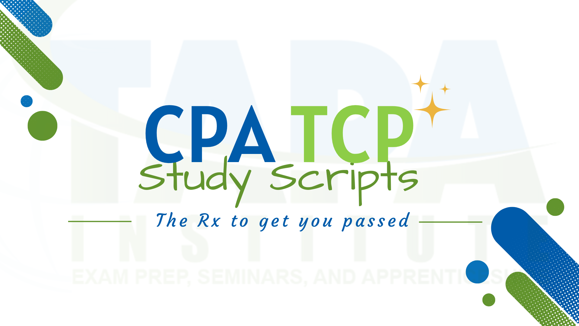 CPA TCP Study Scripts cover