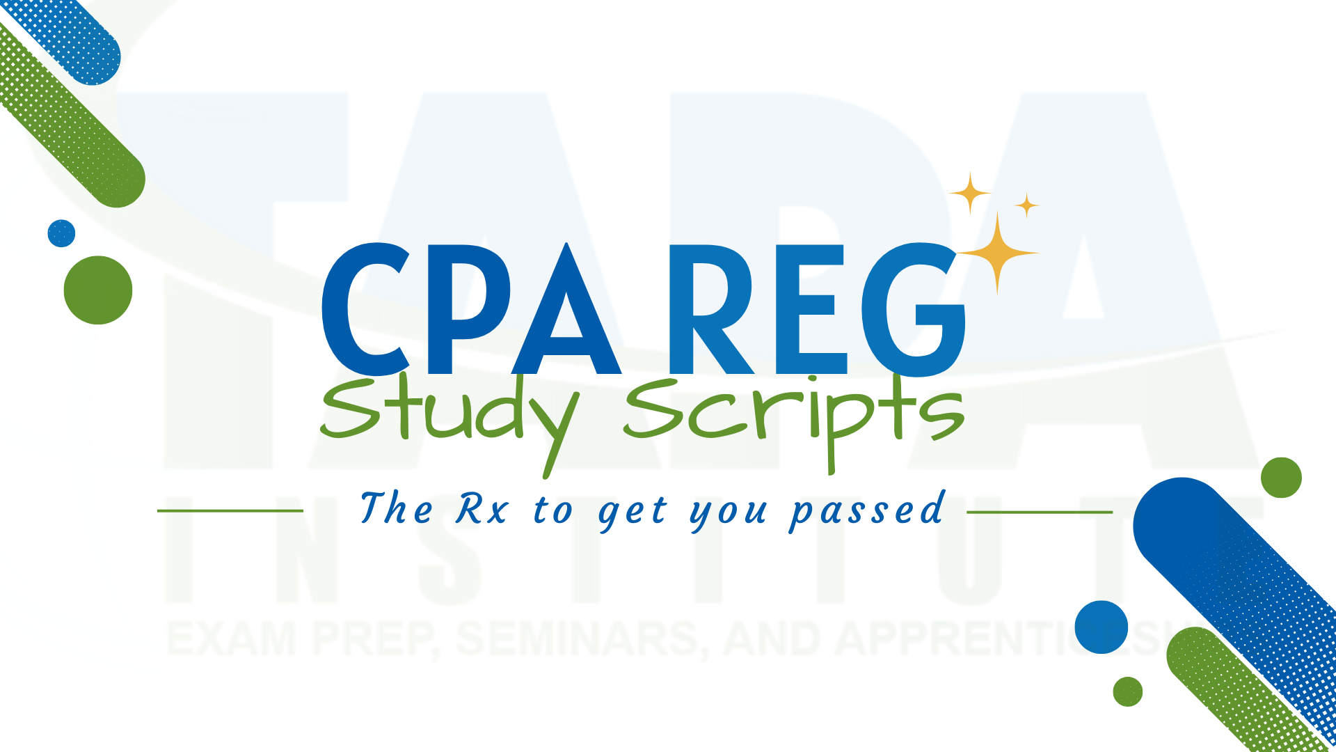 CPA REG Study Scripts cover