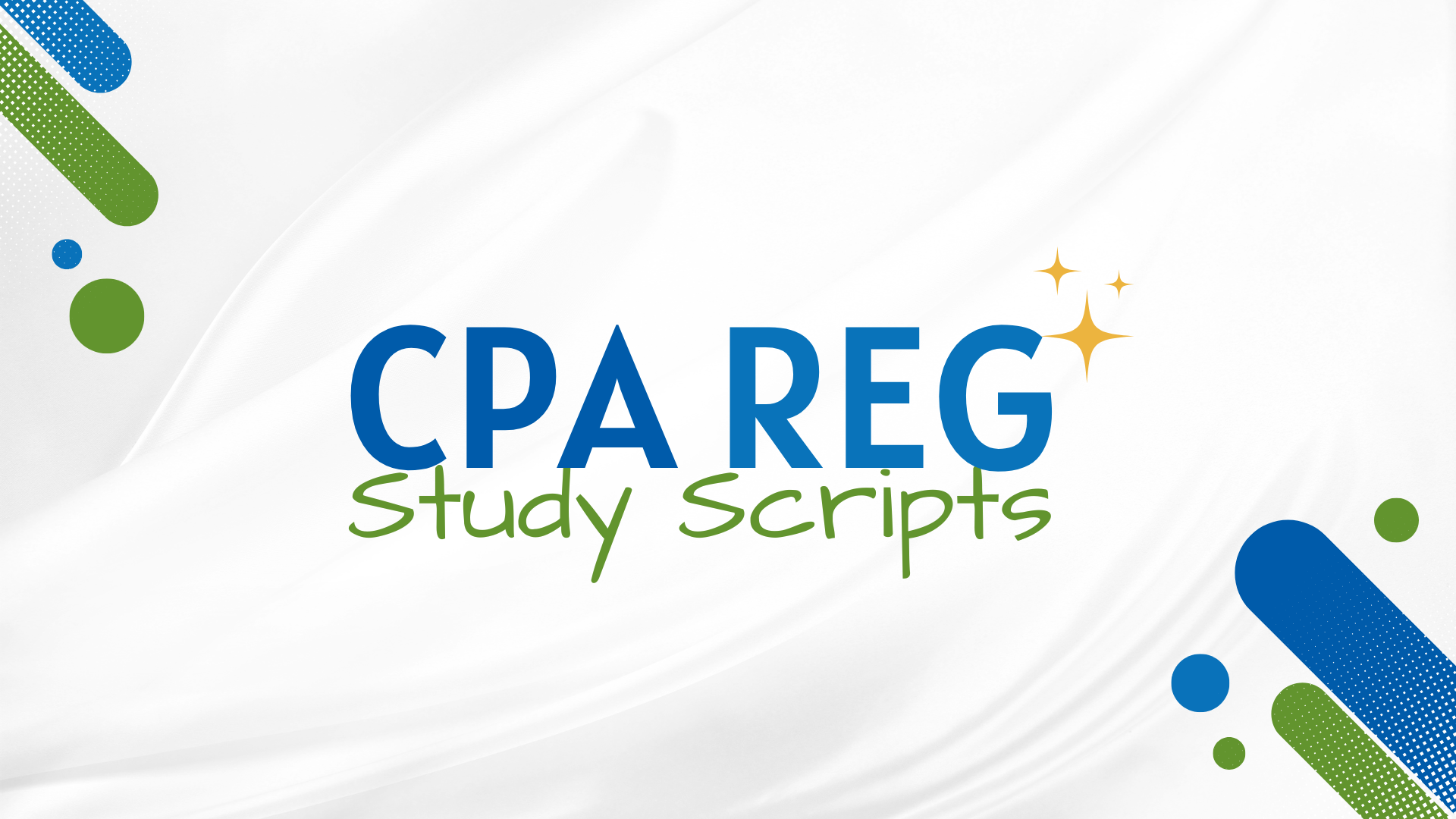 CPA Scripts: Regulation cover