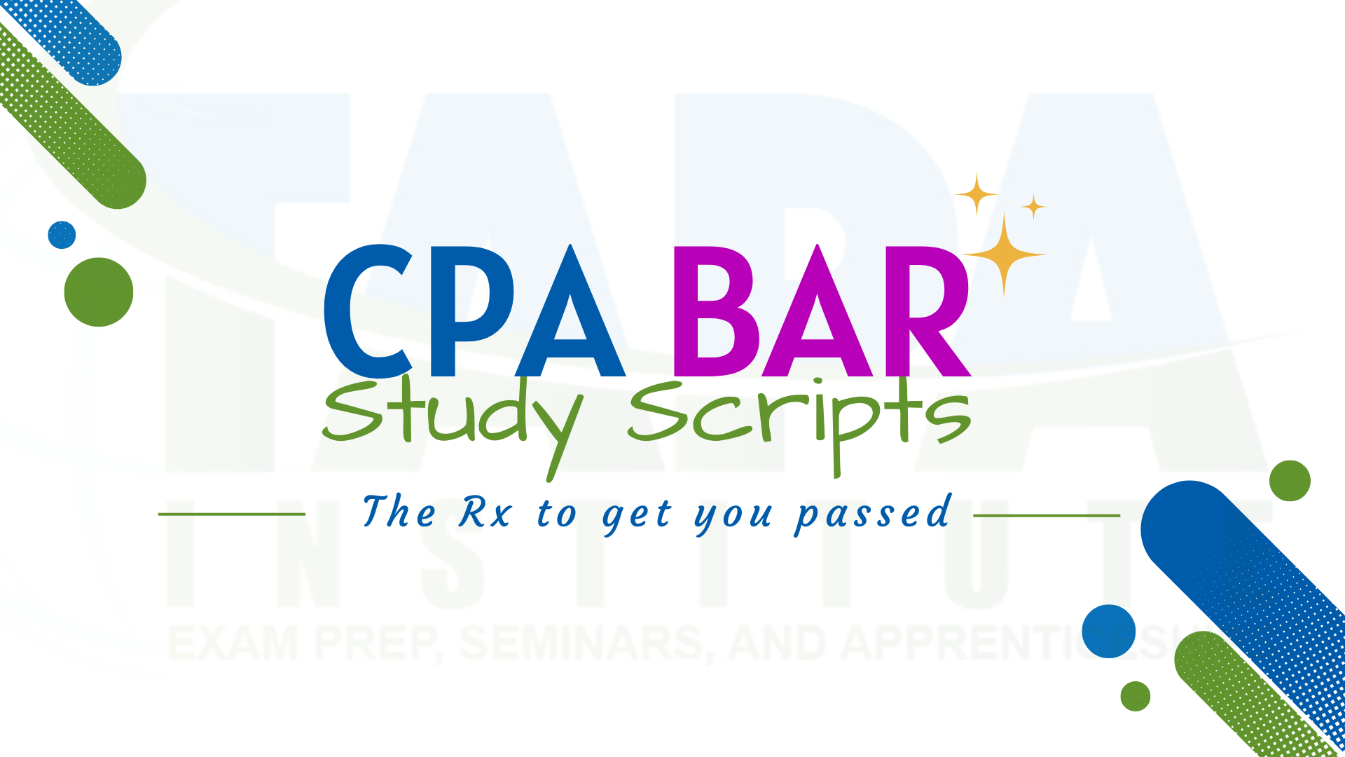 CPA BAR Study Scripts cover