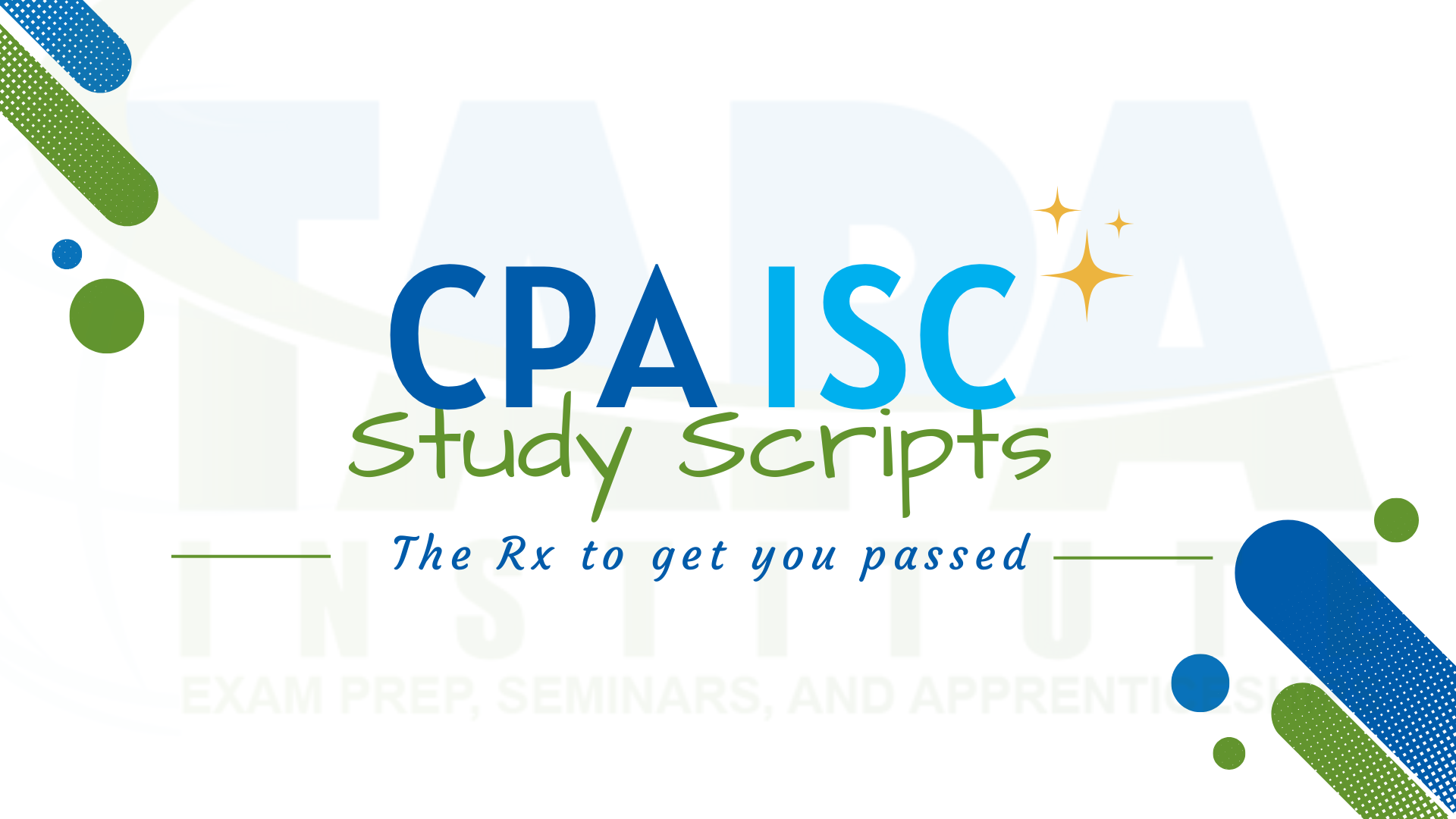 CPA ISC Study Scripts cover