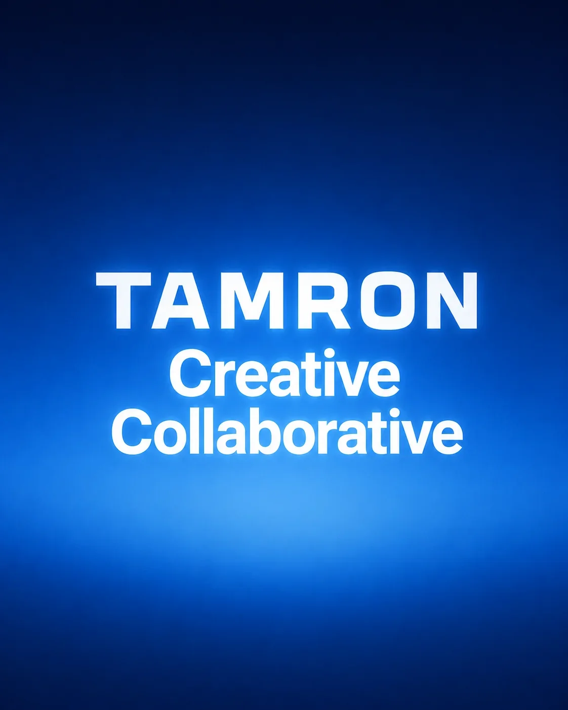 Tamron Creative Collaborative graphic for Ian Jones Photographer and ISJDESIGNS, featuring Tamron lens review and photography collaboration branding.