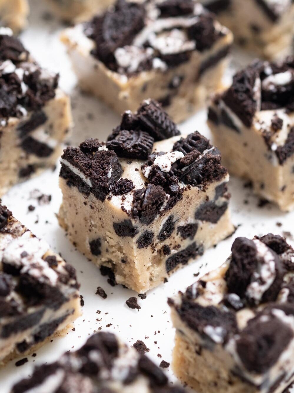 Cookies And Cream Tahini Fudge | Sliced Ginger