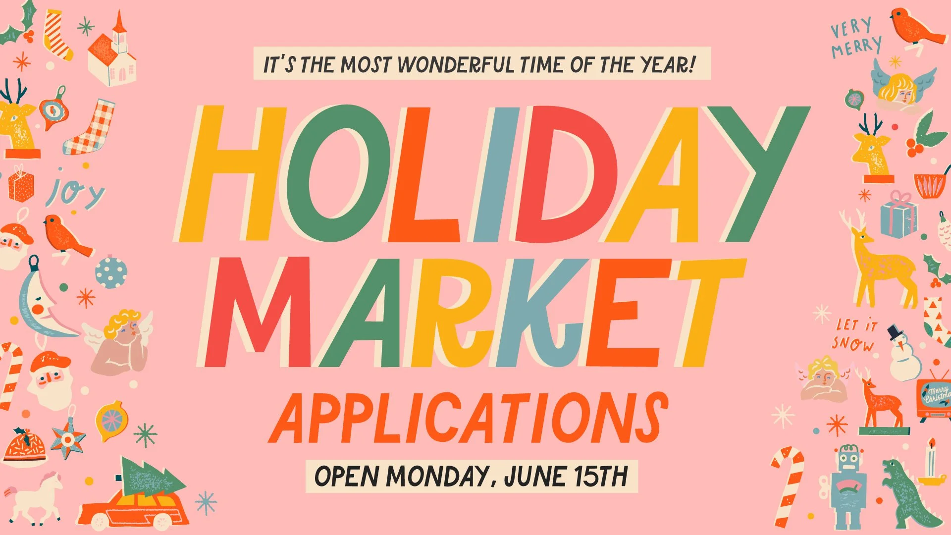 Holiday Market vendor applications open Monday, June 15th