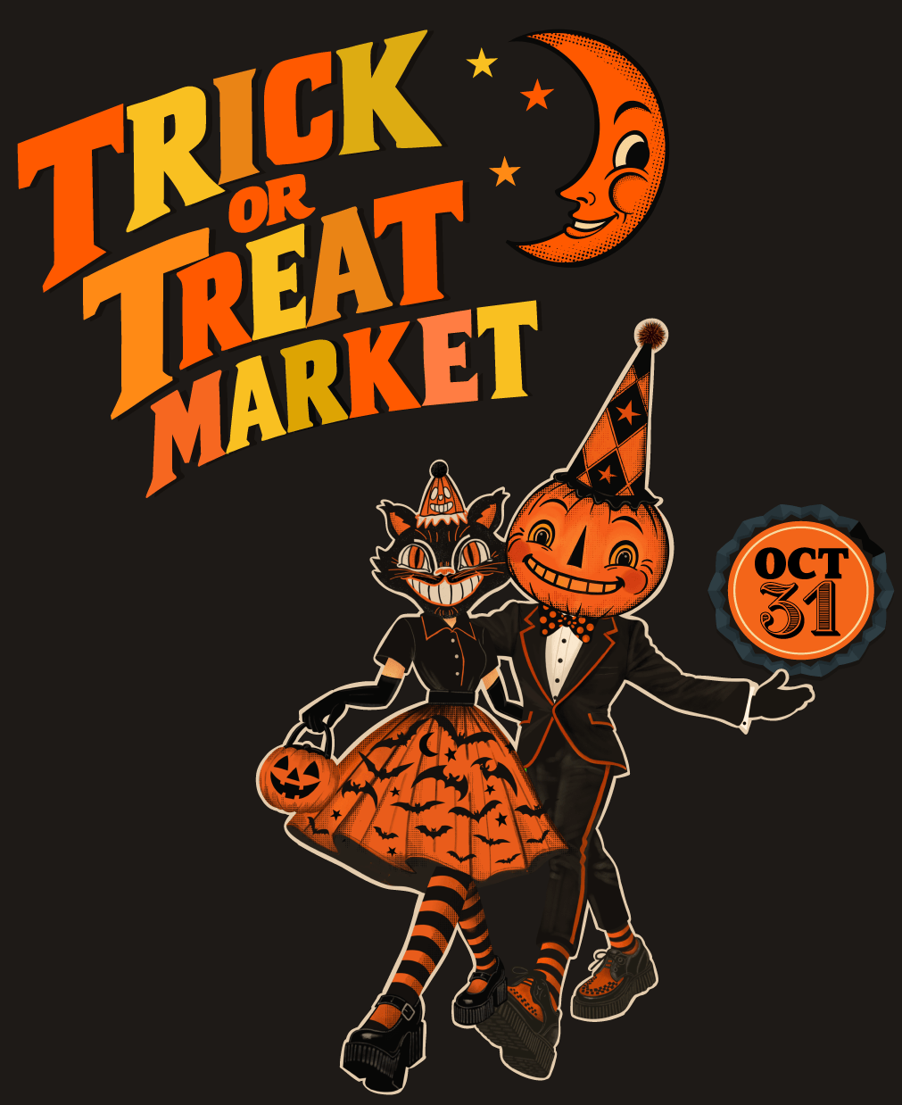 Trick or Treat Market, Saturday October 31, Boston Open Market on Boylston Street