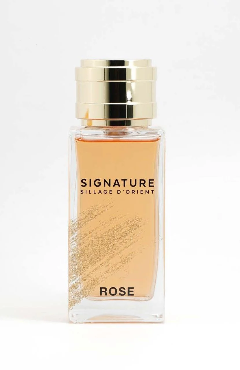 Rose, Eau de Parfum Signature by Sillage d’Orient: fotografia ufficiale del flacone