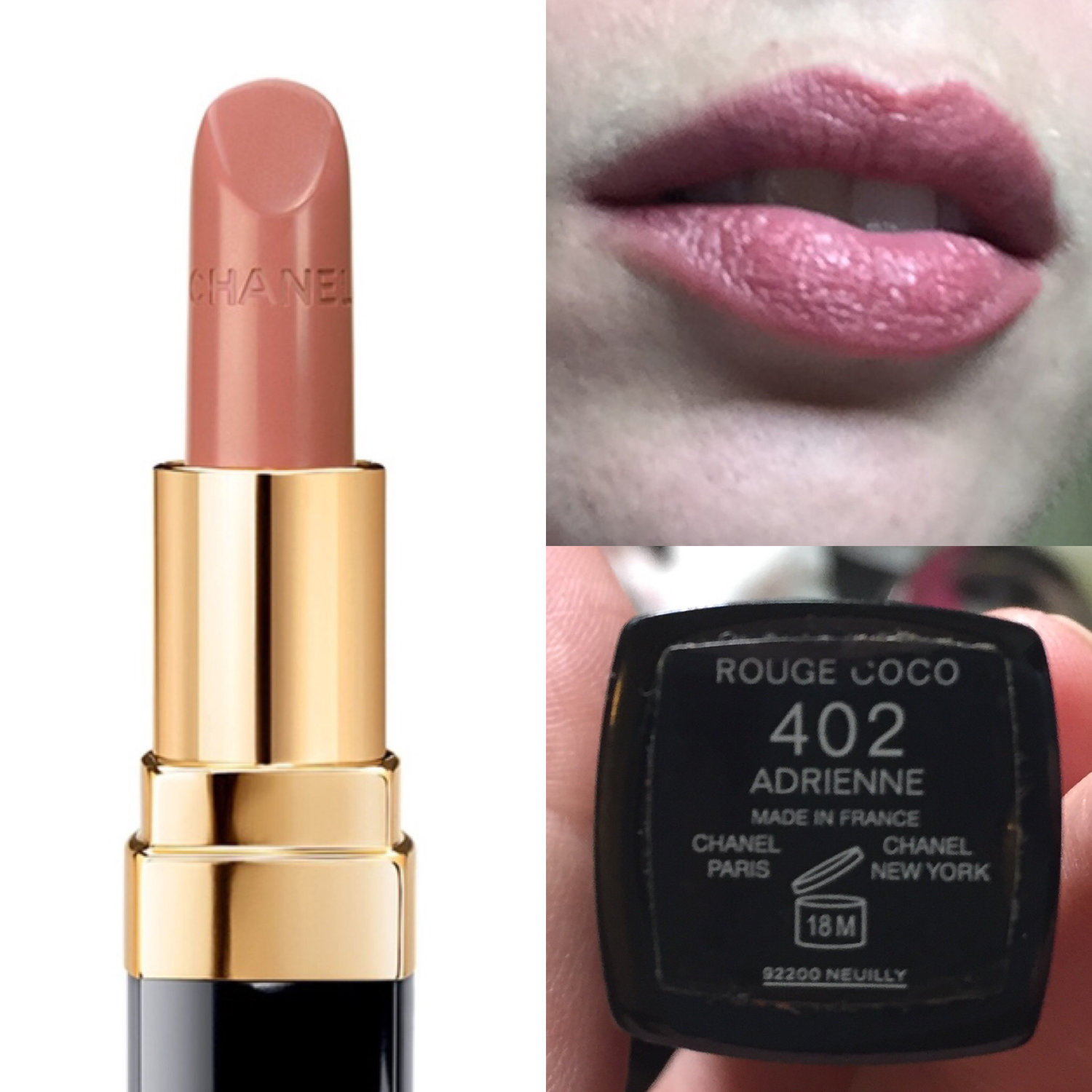 chanel adrienne lipstick swatch