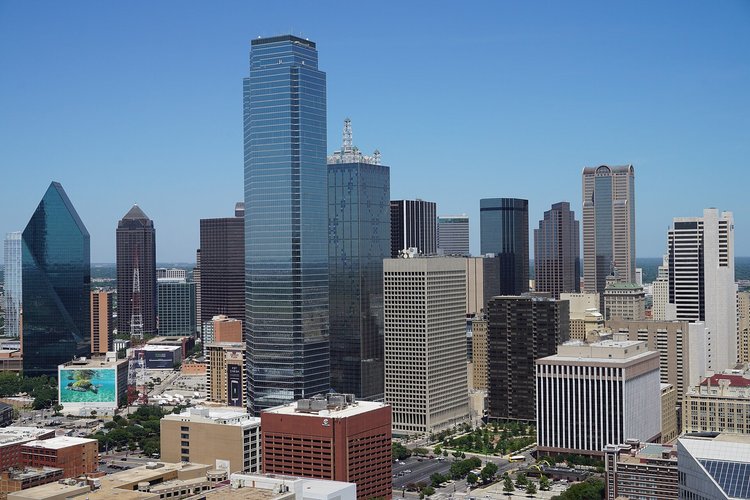 View of Dallas, Texas, home of Dallas VA Medical Center