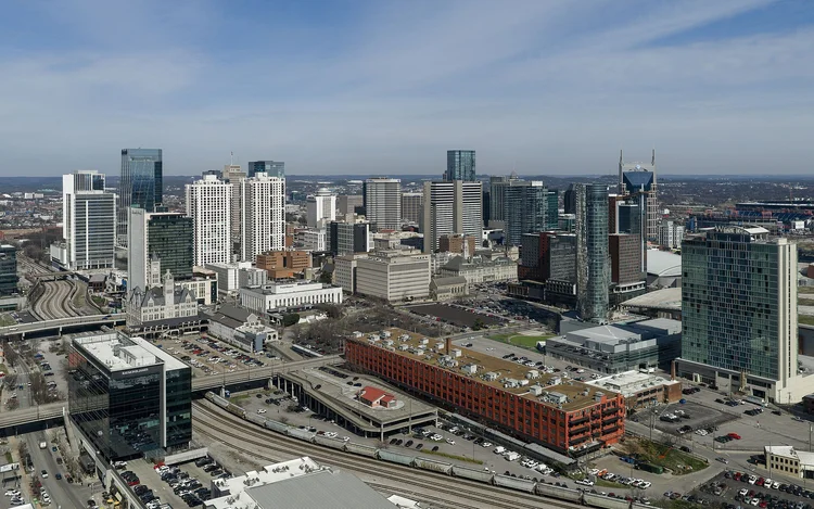 View of Nashville, Tennessee, home of Ascension St. Thomas Midtown Hospital