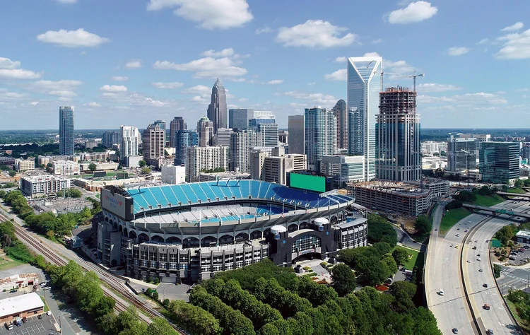 View of Charlotte, North Carolina, home of Atrium Health