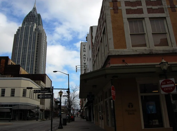 View of Mobile, Alabama, home of Arabella Healthcare Management
