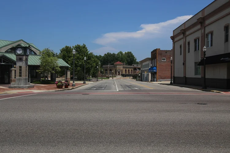 View of Edwardsville, Illinois, home of Anderson Rehabilitation Institute