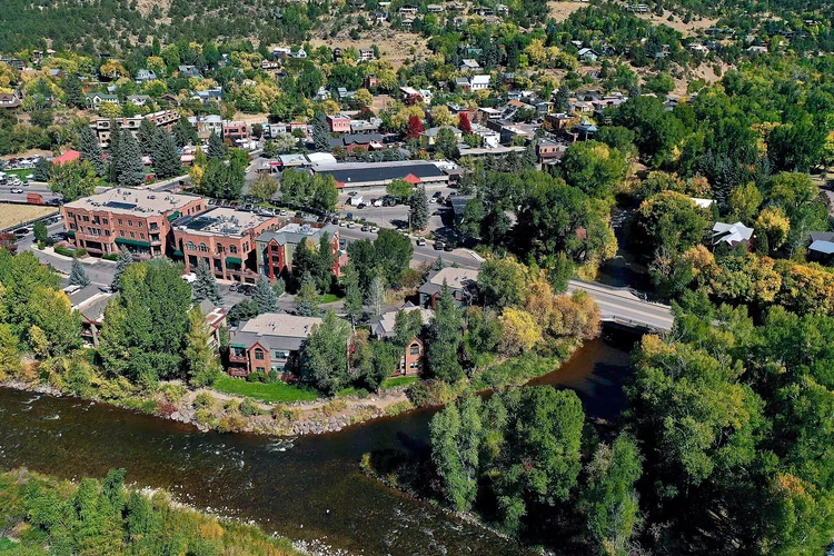 View of Basalt, Colorado, home of Bridging Bionics