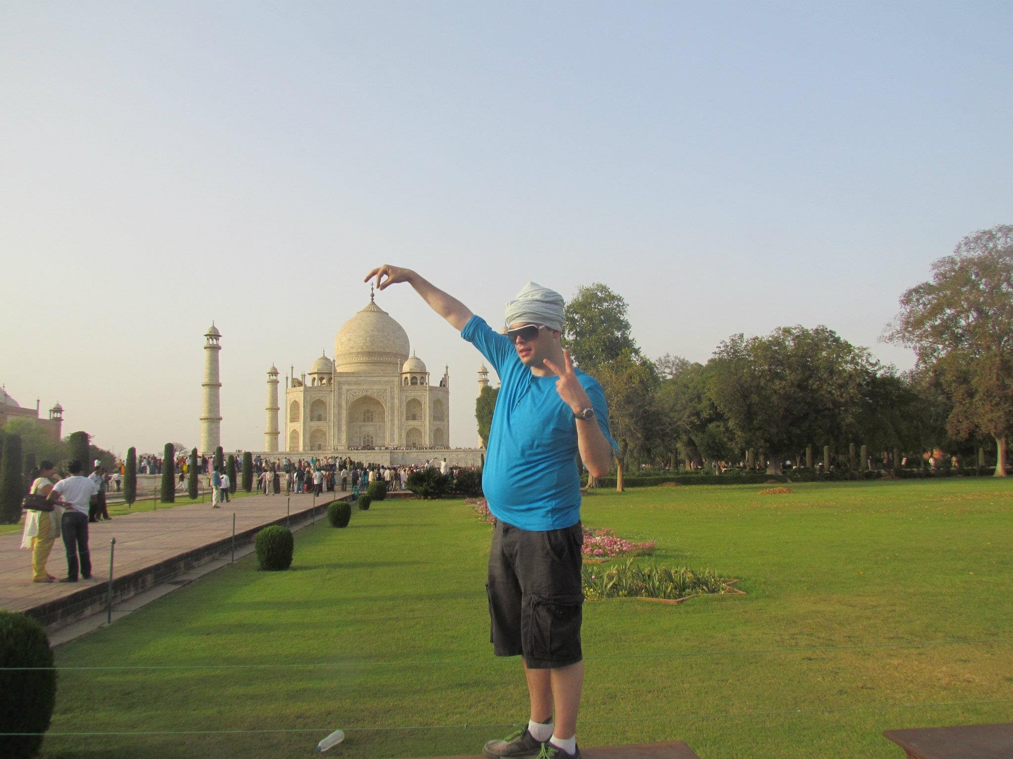 Dave at Taj Mahal