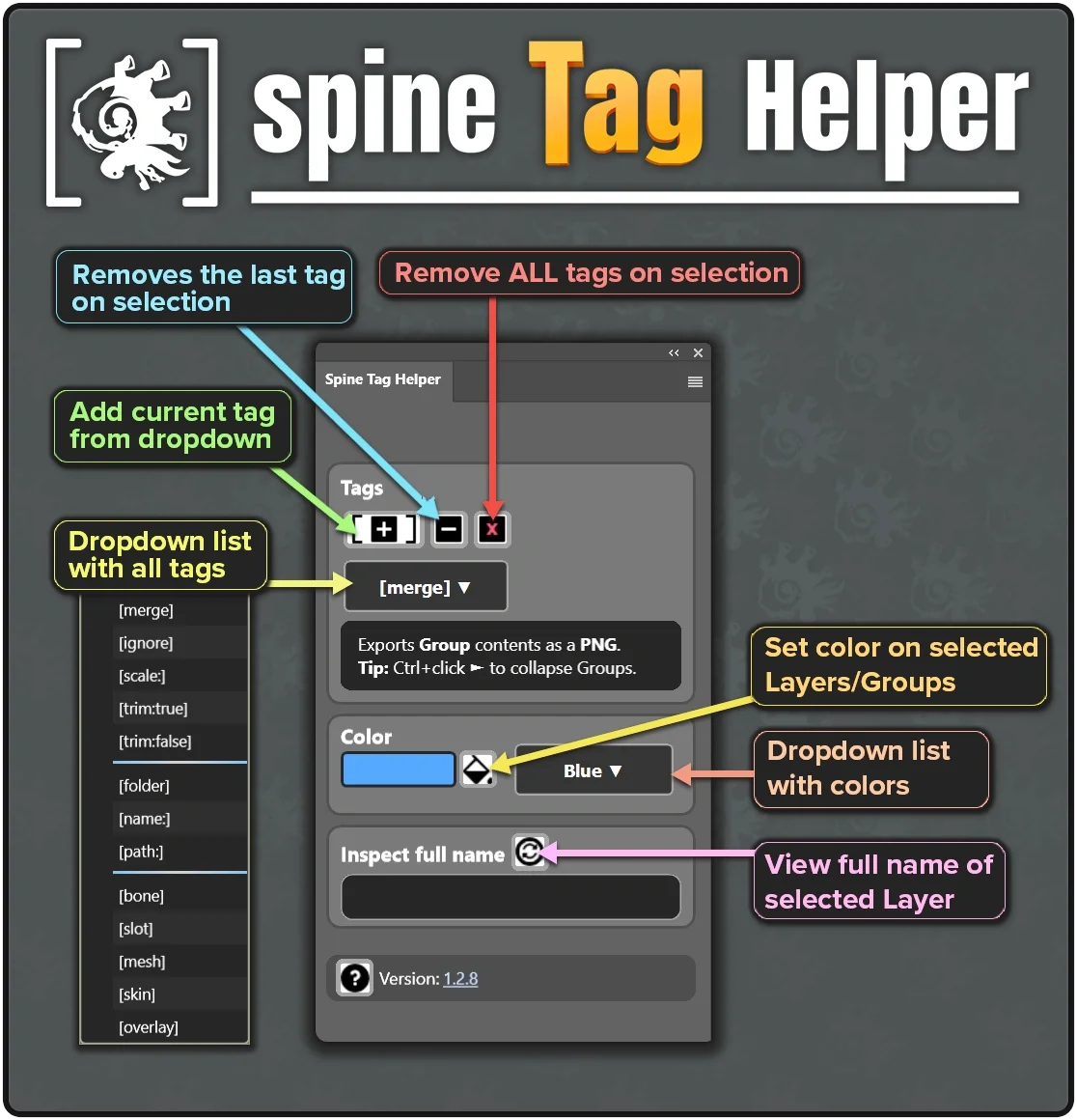Spine Tag Helper Preview