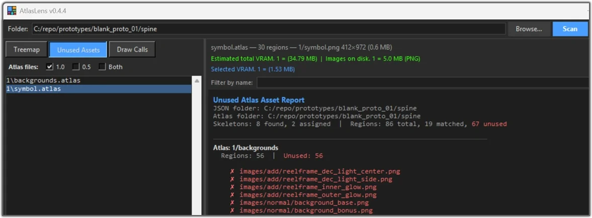 Atlas Lens atlas inspection preview