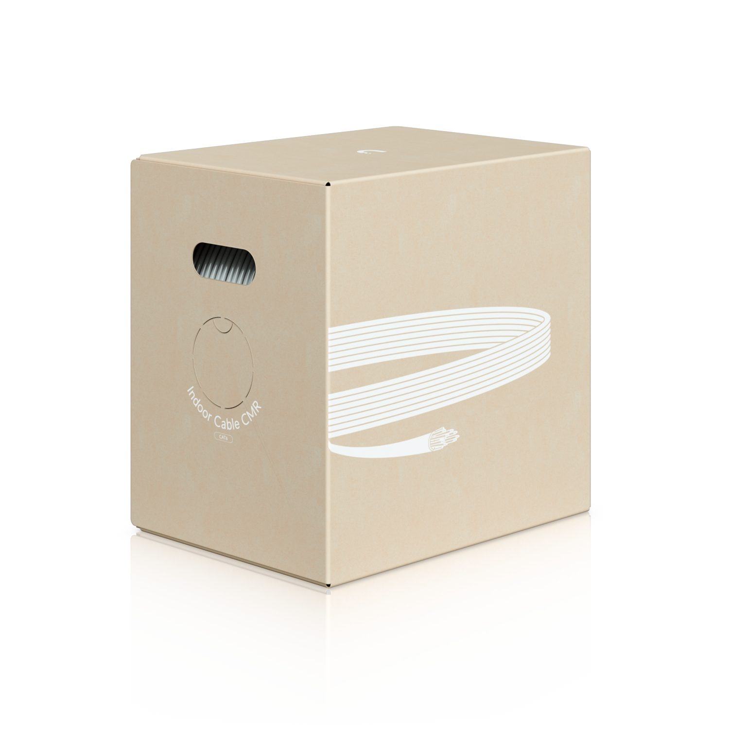 UniFi access point connected with Cat6 cabling