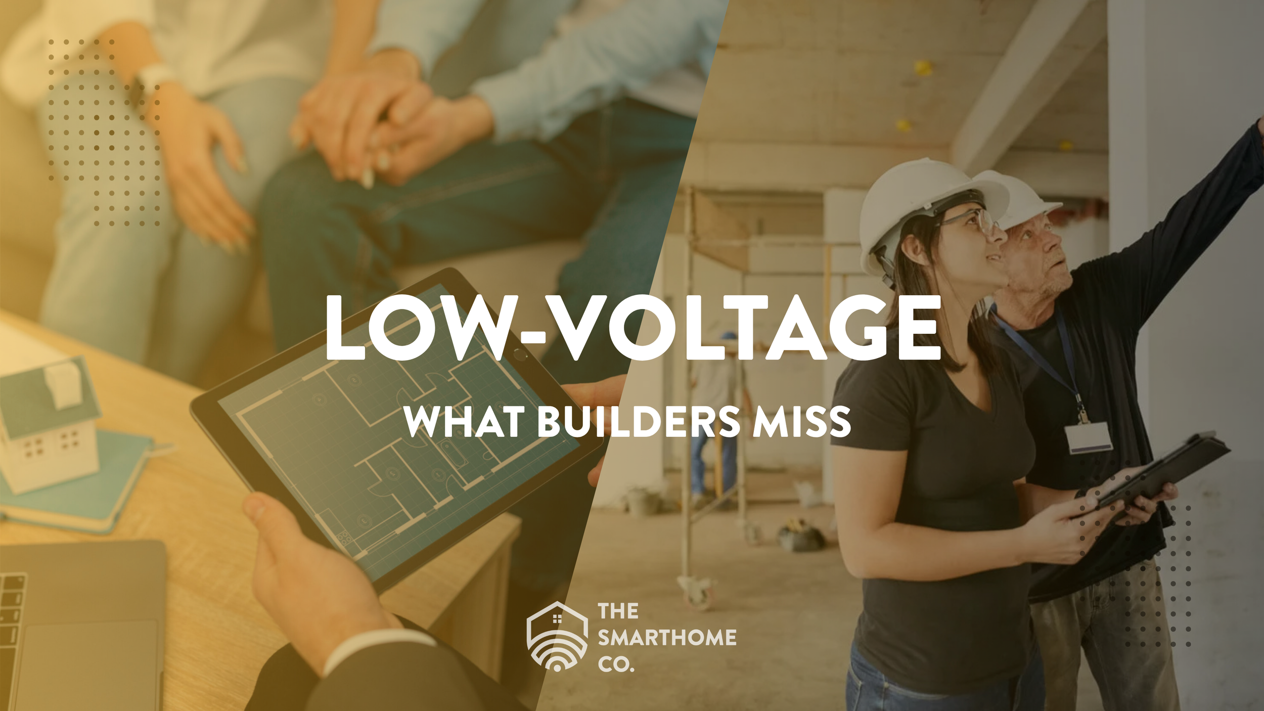 Low-voltage pre-wire planning for new homes by The SmartHome Co. in Metro Atlanta