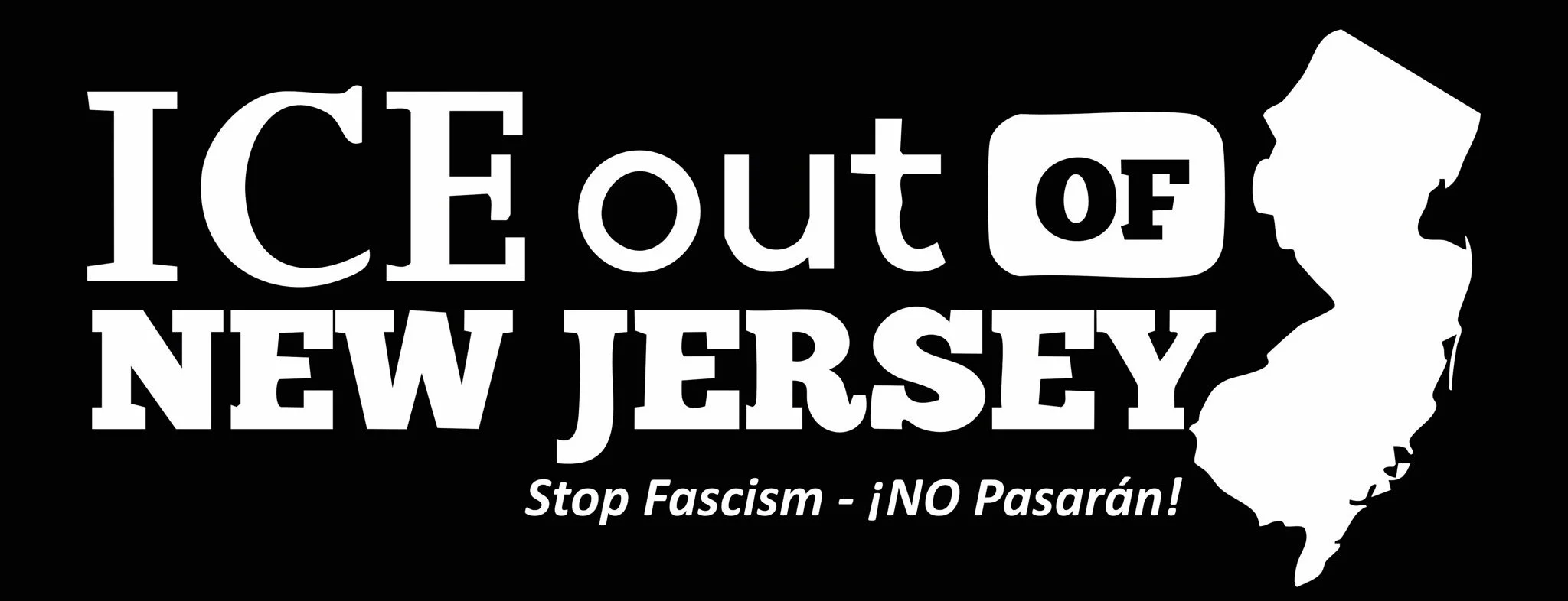 ICE Out of NJ logo