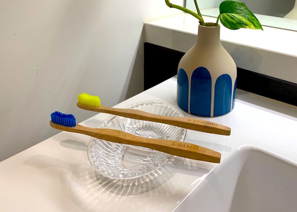 How To Look After Your Bamboo Toothbrush Bamboo Toothbrush Care Bamkiki Australia S Biodegradable Bamboo Toothbrush Shop Or Subscribe Ergonomic Design Funky Colours Adult And Kid