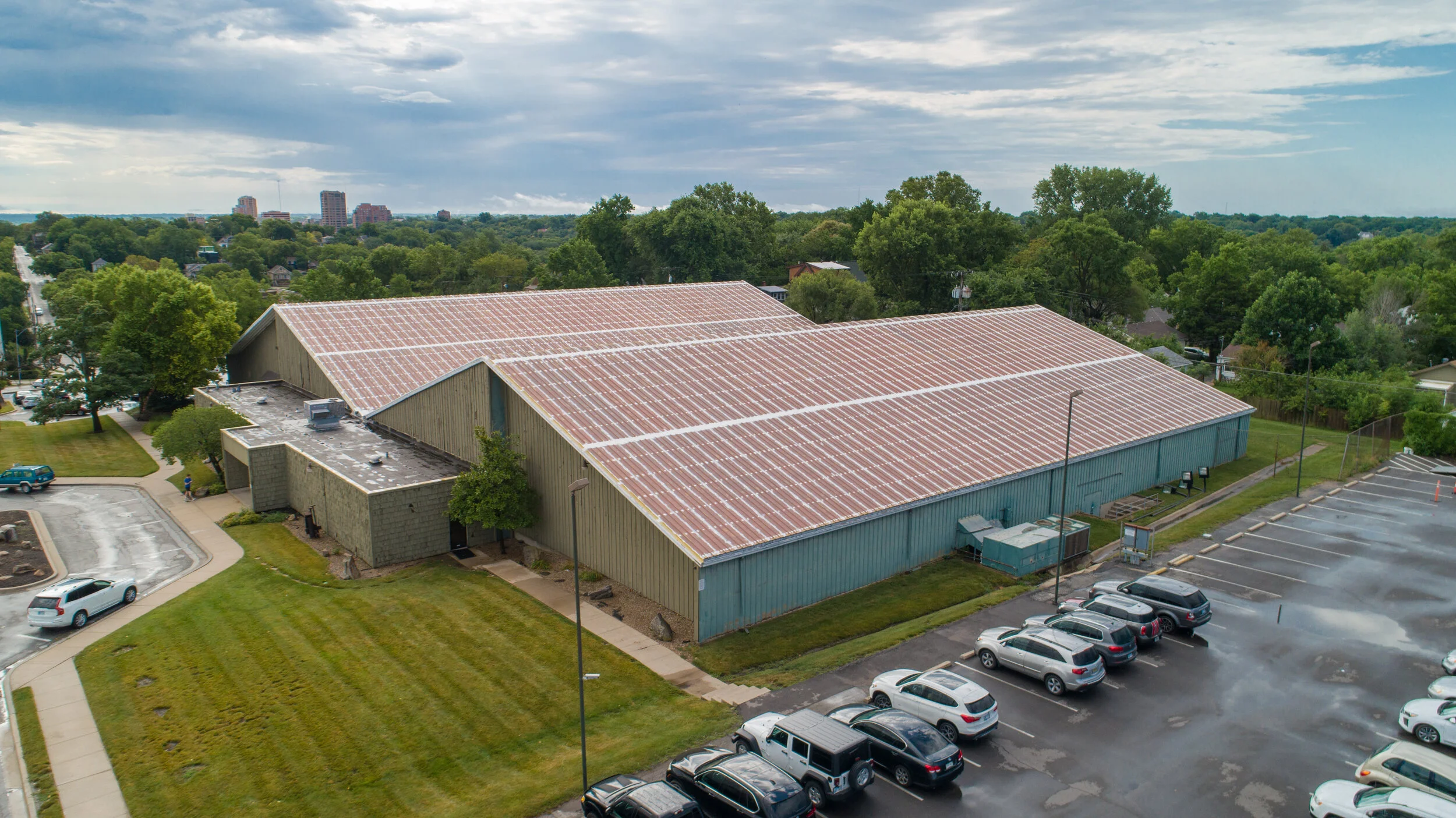Club Woodside during restoration