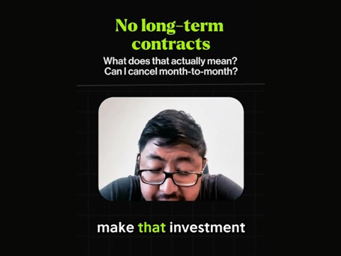 Watch Ge explain what no long-term contracts means at Ylopo