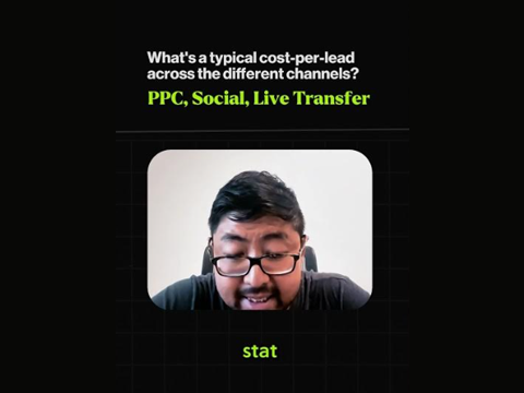 Watch Ge explain cost-per-lead across Ylopo channels