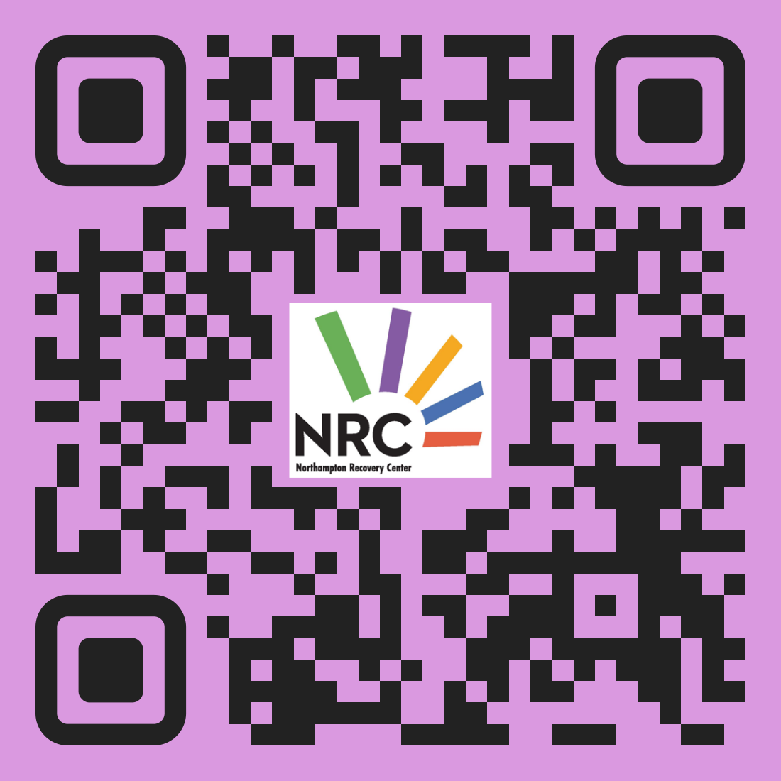 QR code to donate to the Northampton Recovery Center Tenth Anniversary campaign