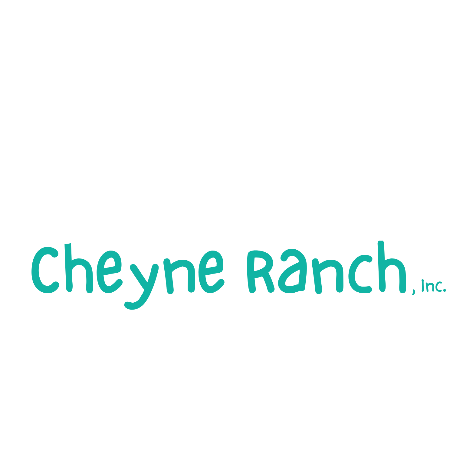 Cheyne Ranch, Inc. half logo, for dark backgrounds